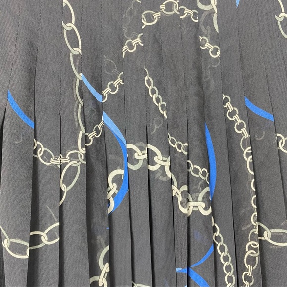 ANN TAYLOR Ribbon Chain Pleated Skirt - Picture 7 of 12